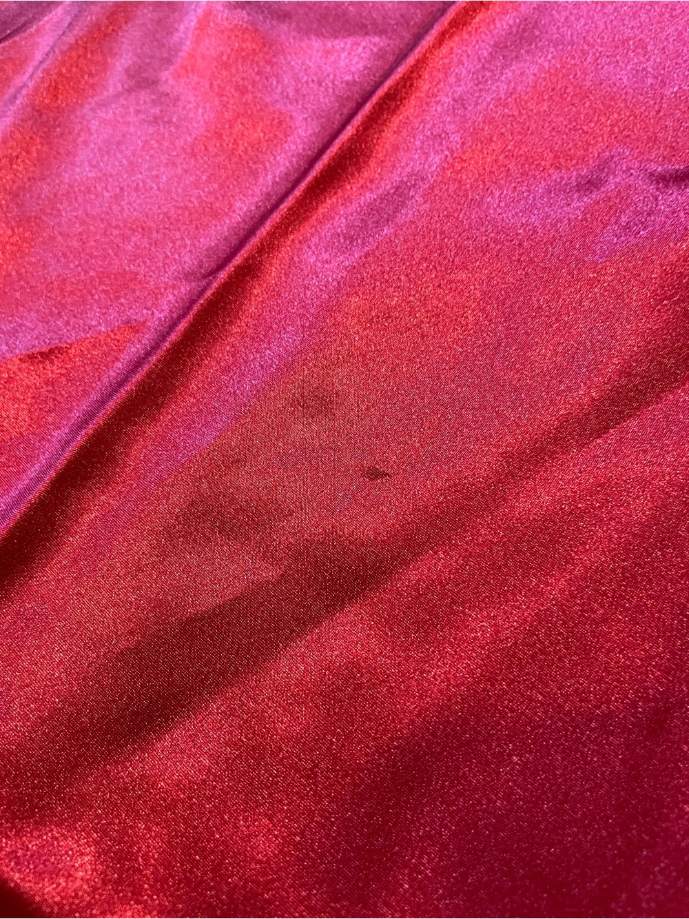 Vintage 2000 Victoria’s Secret Red Satin Halter Keyhole Dress Y2K - Picture 8 of 8